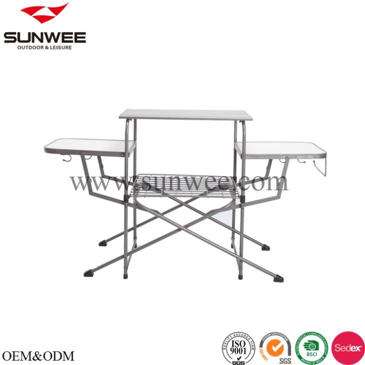 Camping Grill Table Portable Outdoor Cooking